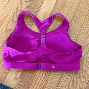 Athleta Racerback Sports Bra - Magenta